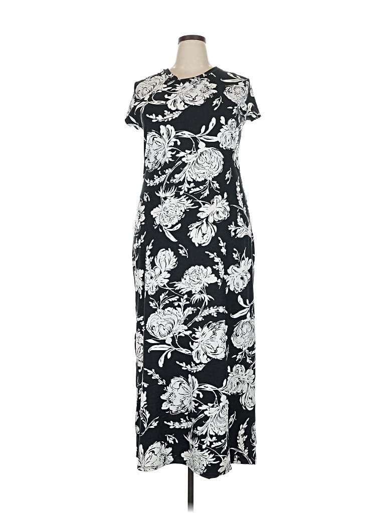 Pre-owned Acting Pro Casual Dress In Black