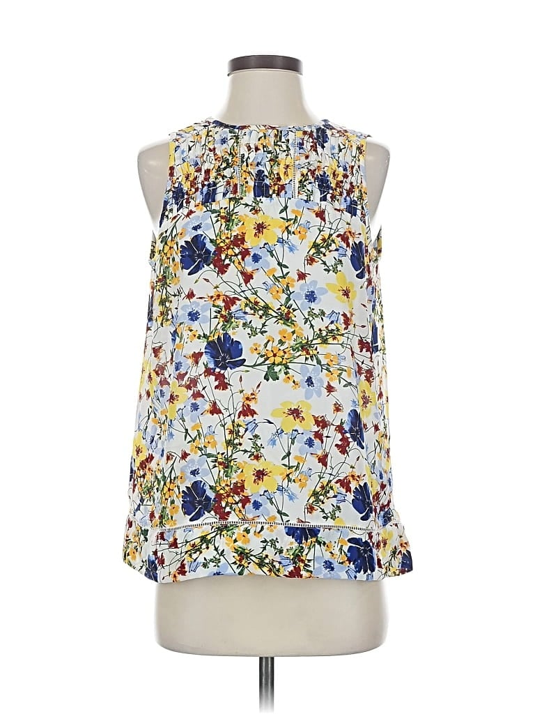 Pre-owned Banana Republic Sleeveless Blouse In Yellow