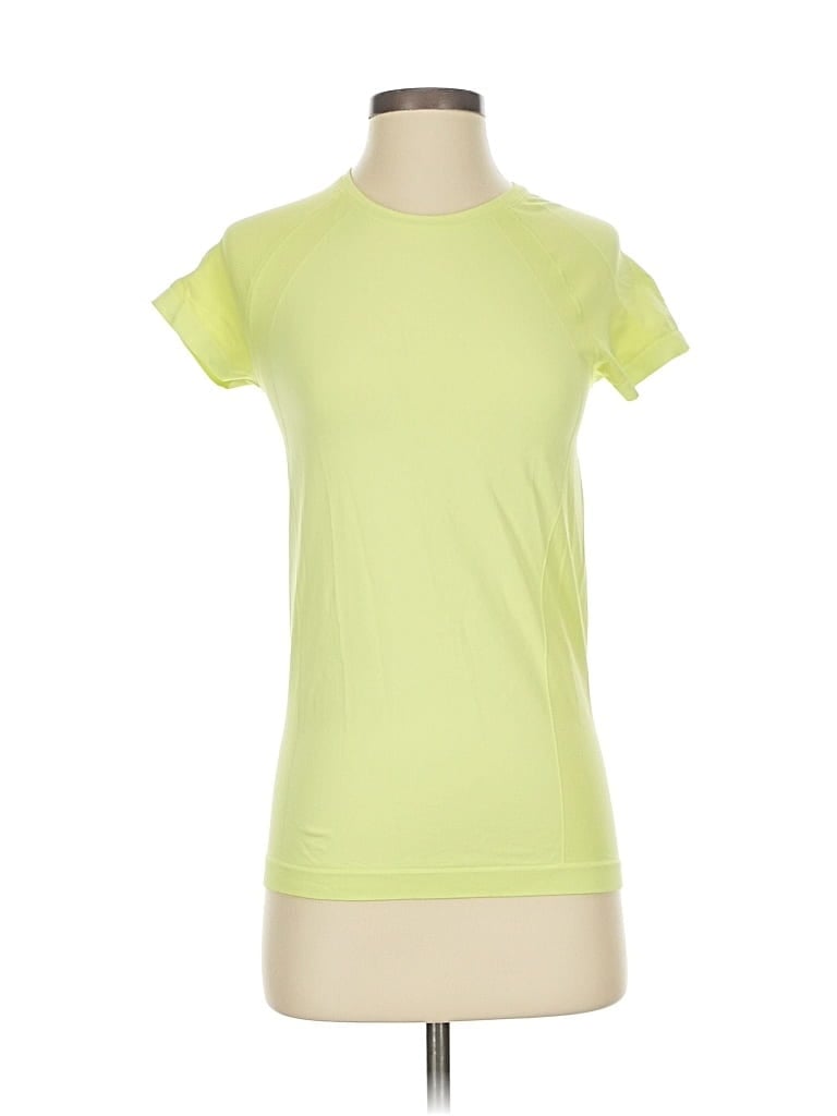 Pre-owned Sweaty Betty Active T-shirt In Yellow