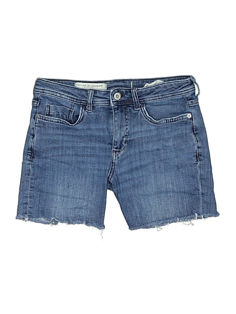 Pre-owned Pilcro By Anthropologie Denim Shorts In Blue