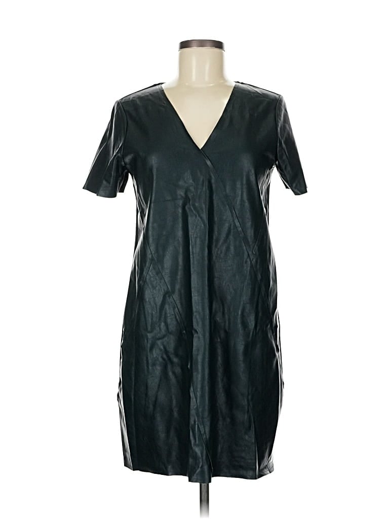 Pre-owned Zara W&b Collection Casual Dress In Black