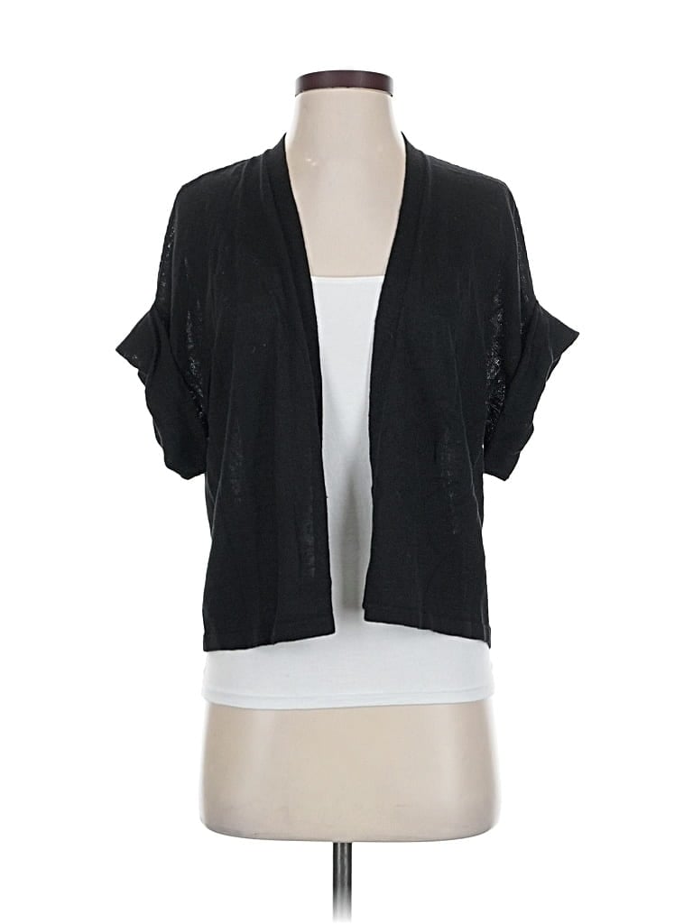 Pre-owned Jjill Cardigan Sweater In Black