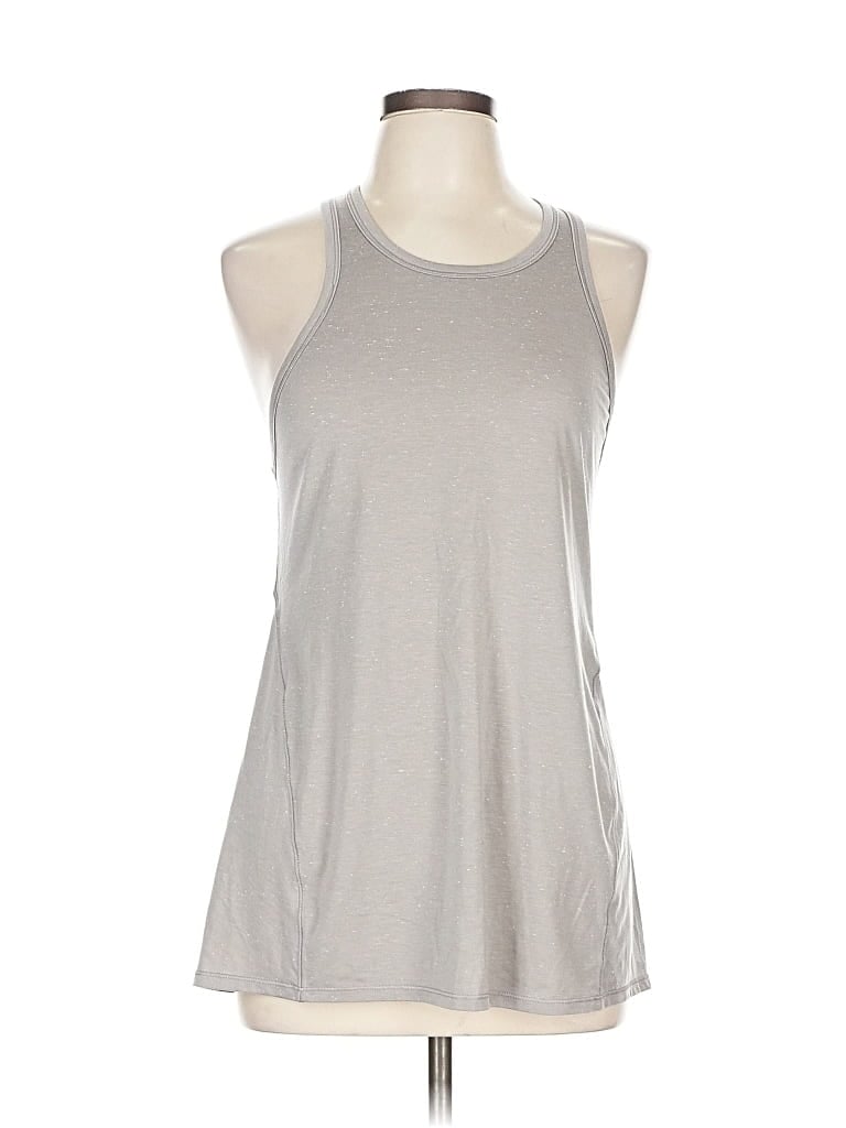 Pre-owned Lululemon Athletica Sleeveless T-shirt In Brown