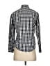 J.Crew 100% Cotton Checkered-gingham Black Long Sleeve Button-Down Shirt Size 00 - photo 2