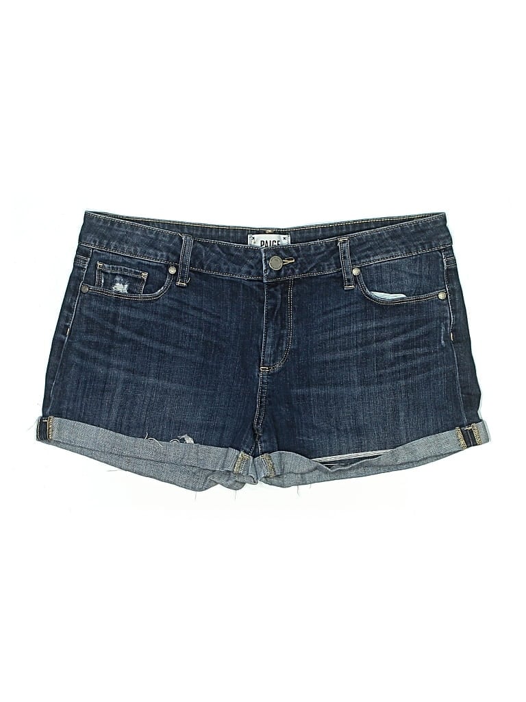 Pre-owned Paige Denim Shorts In Blue