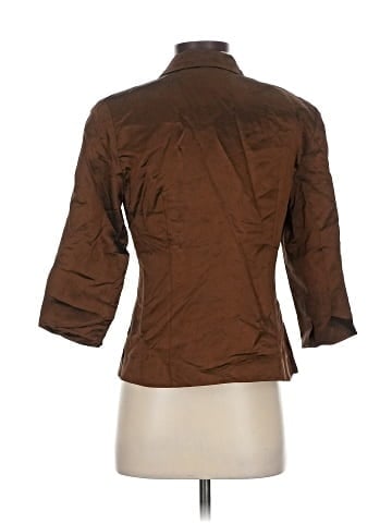 Donna Ricco 3/4 Sleeve Button-Down Shirt (view 2)