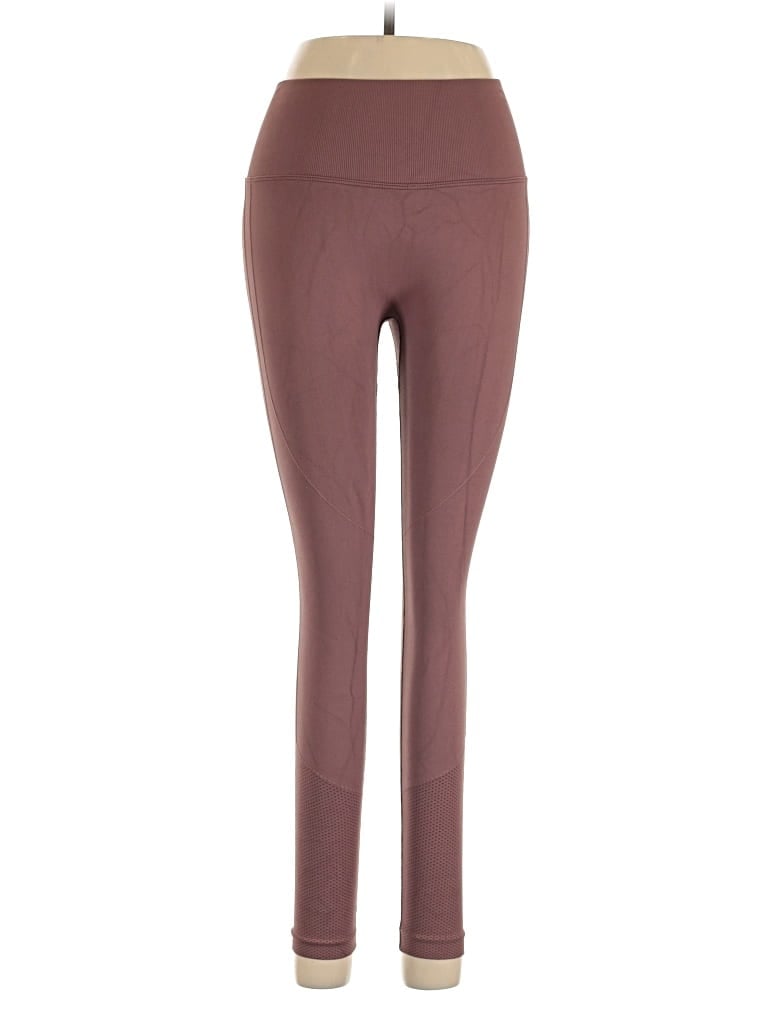 Pre-owned Unbranded Active Pants In Burgundy