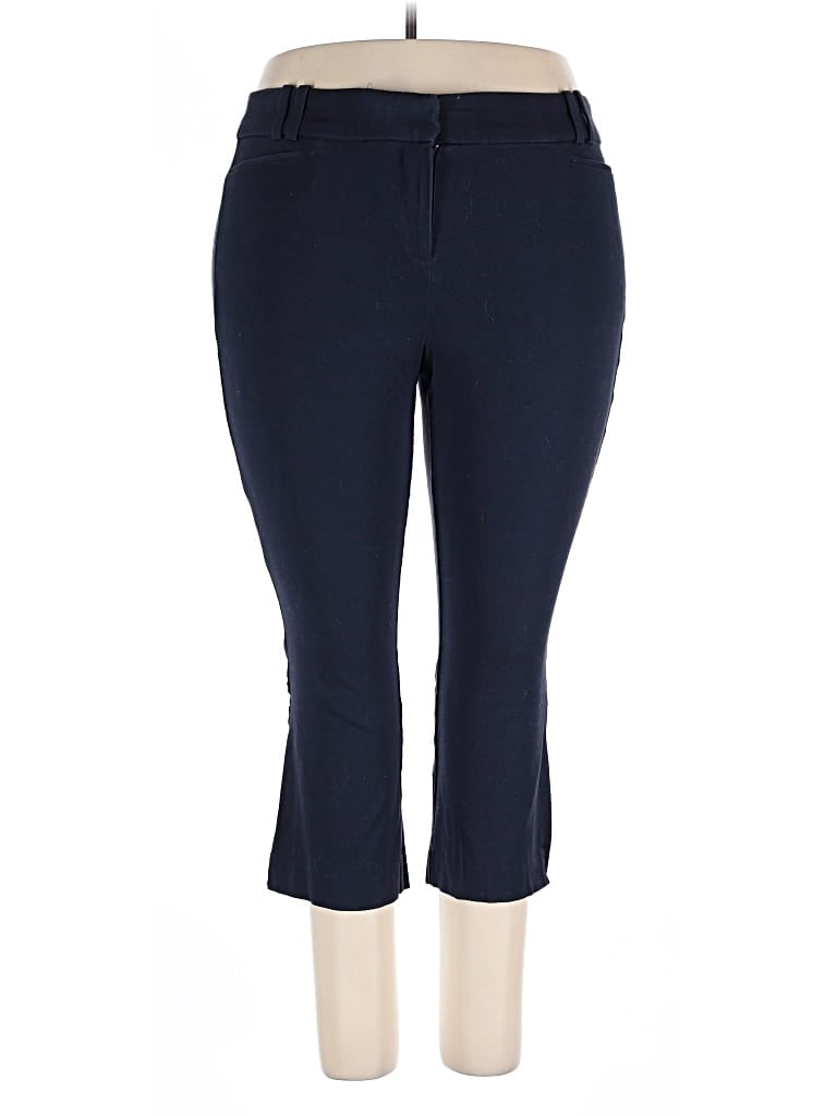 Pre-owned Lane Bryant Khaki Pant In Blue