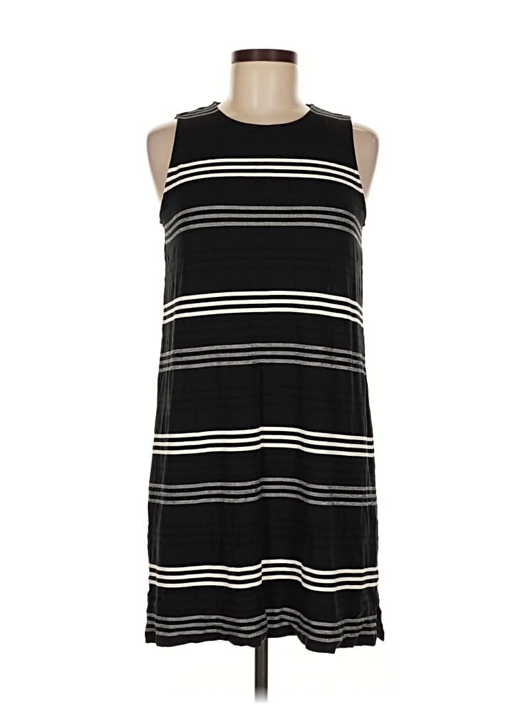 Pre-owned Jjill Casual Dress In Black