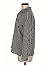 NY Collection Houndstooth Gray Long Sleeve Blouse Size M (estimated) - photo 5