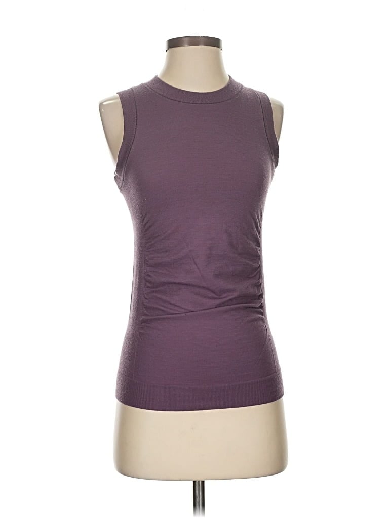 Pre-owned Athleta Sleeveless T-shirt In Purple