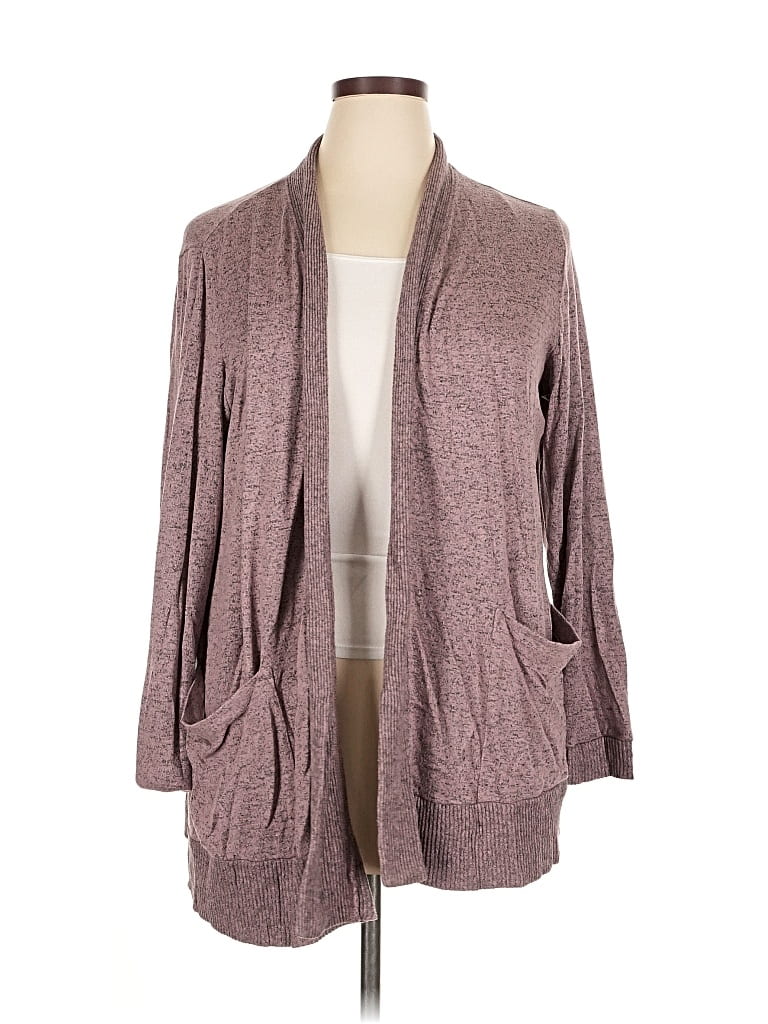 Pre-owned Bobeau Cardigan Sweater In Brown