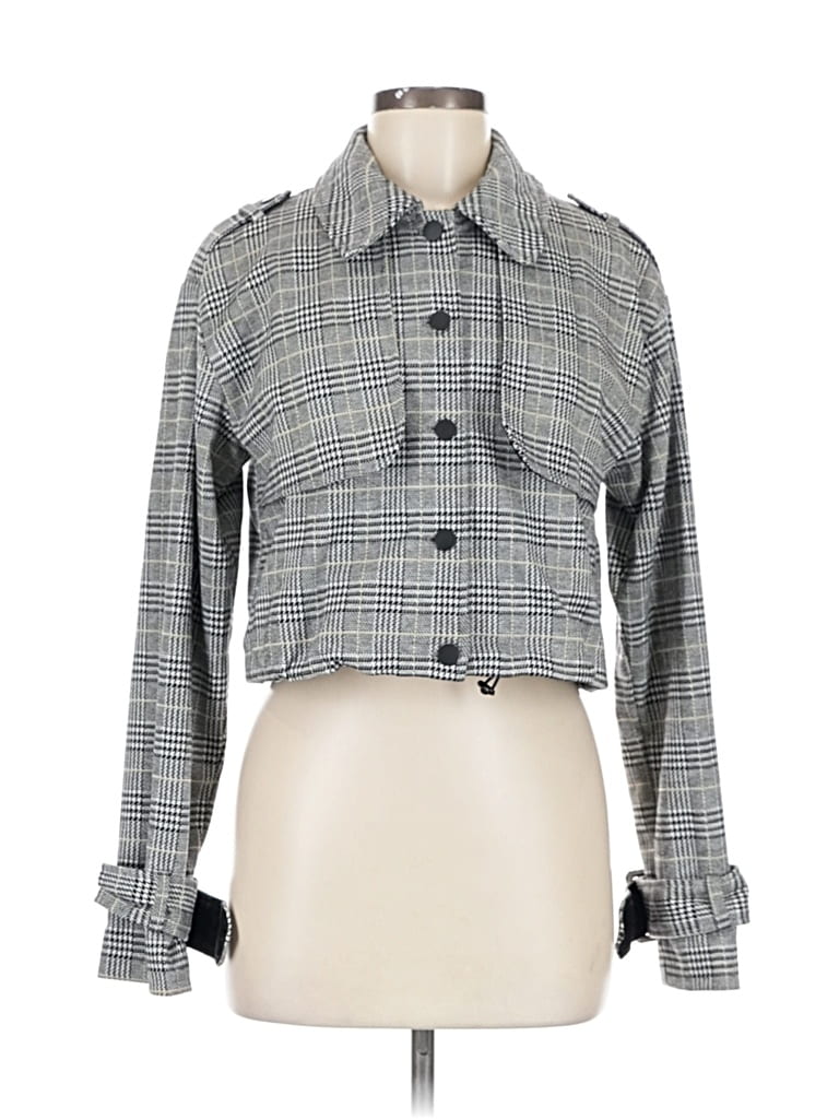 Pre-owned Forever 21 Jacket In Gray