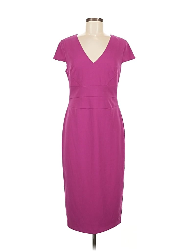 Pre-owned Donna Morgan Cocktail Dress In Purple