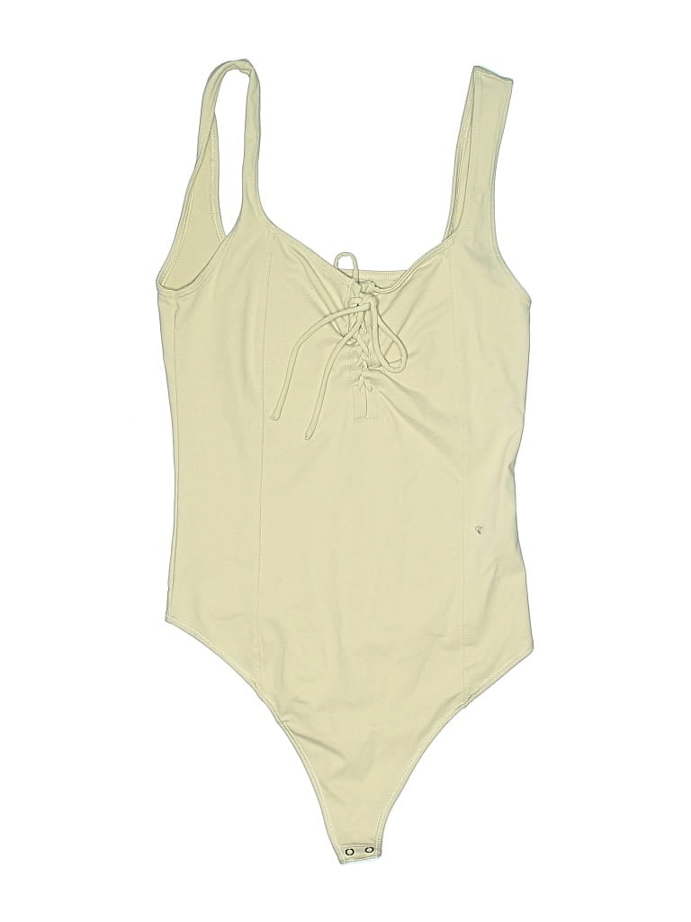 Pre-owned Abercrombie & Fitch Bodysuit In Yellow