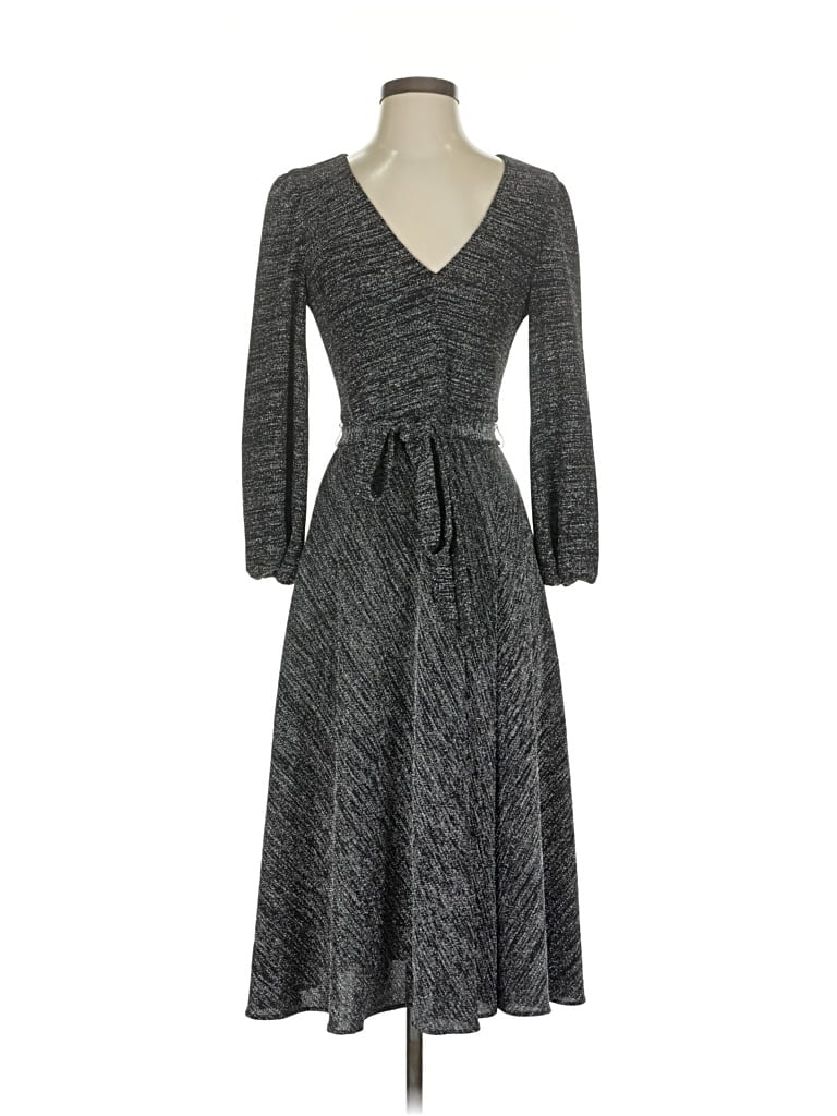 Pre-owned Alice And Olivia Alice + Olivia Casual Dress In Silver