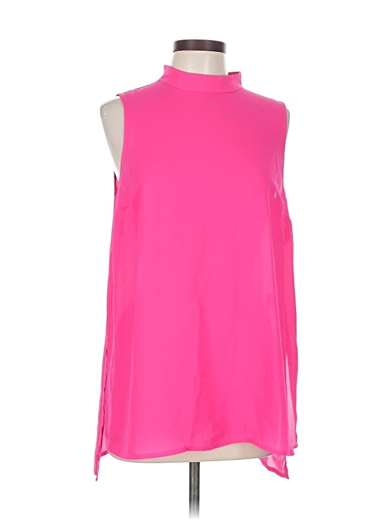 Pre-owned Apt. 9 Sleeveless Turtleneck In Pink