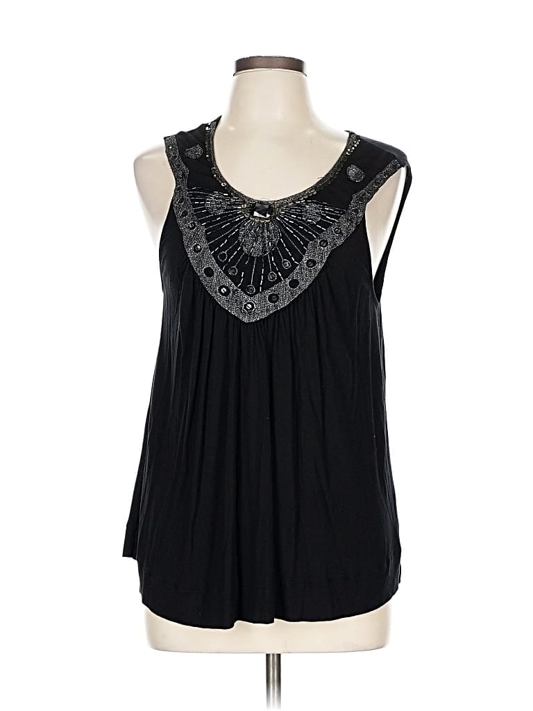Pre-owned Kimchi Blue Sleeveless Blouse In Black
