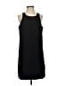Oleg Cassini 100% Polyester Solid Black Casual Dress Size 4 - photo 1