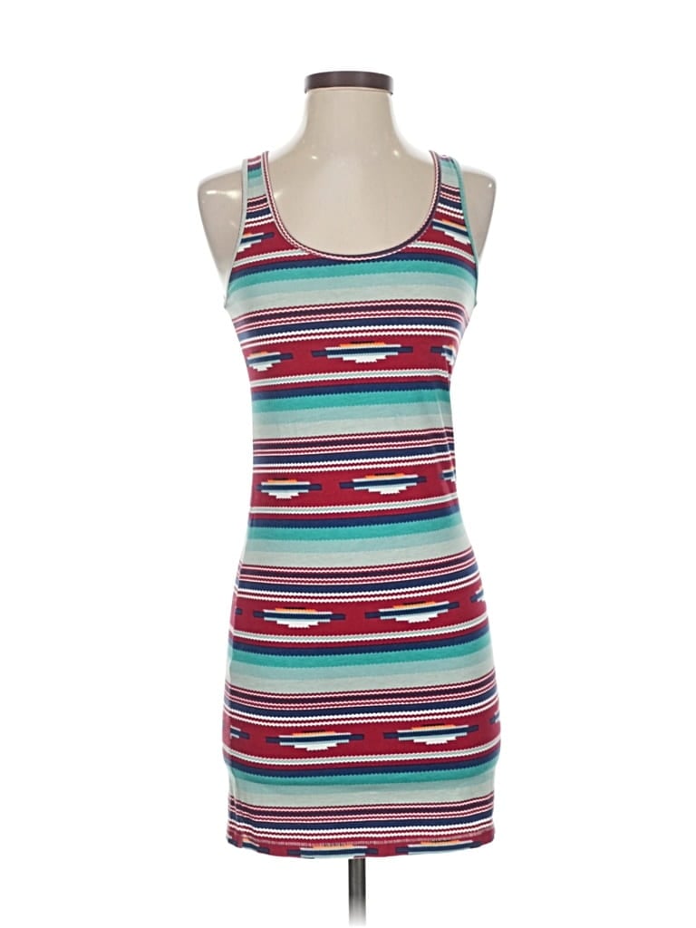 Pre-owned Obey Propaganda Casual Dress In Blue