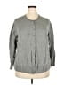 Torrid 100% Cotton Gray Cardigan Size 2X Plus (2) - photo 1
