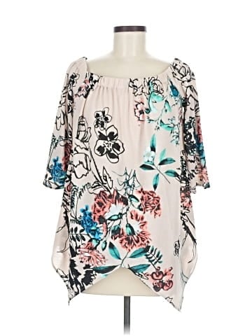 Beige by ECI 3/4 Sleeve Blouse (view 1)