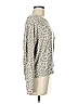 Sundry Animal Print Gray Pullover Sweater Size Med (2) - photo 4
