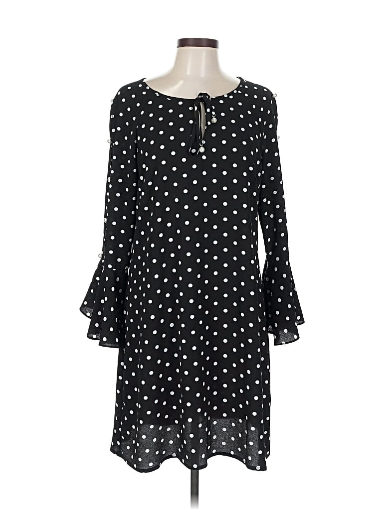 Pre-owned Msk Casual Dress In Black