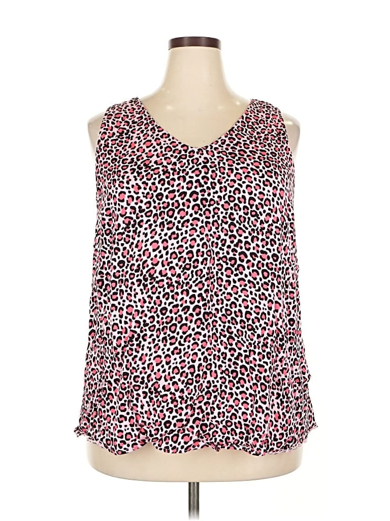 Pre-owned Torrid Sleeveless Blouse In Red