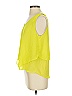 E&M Collection Yellow Sleeveless Blouse Size S - photo 5