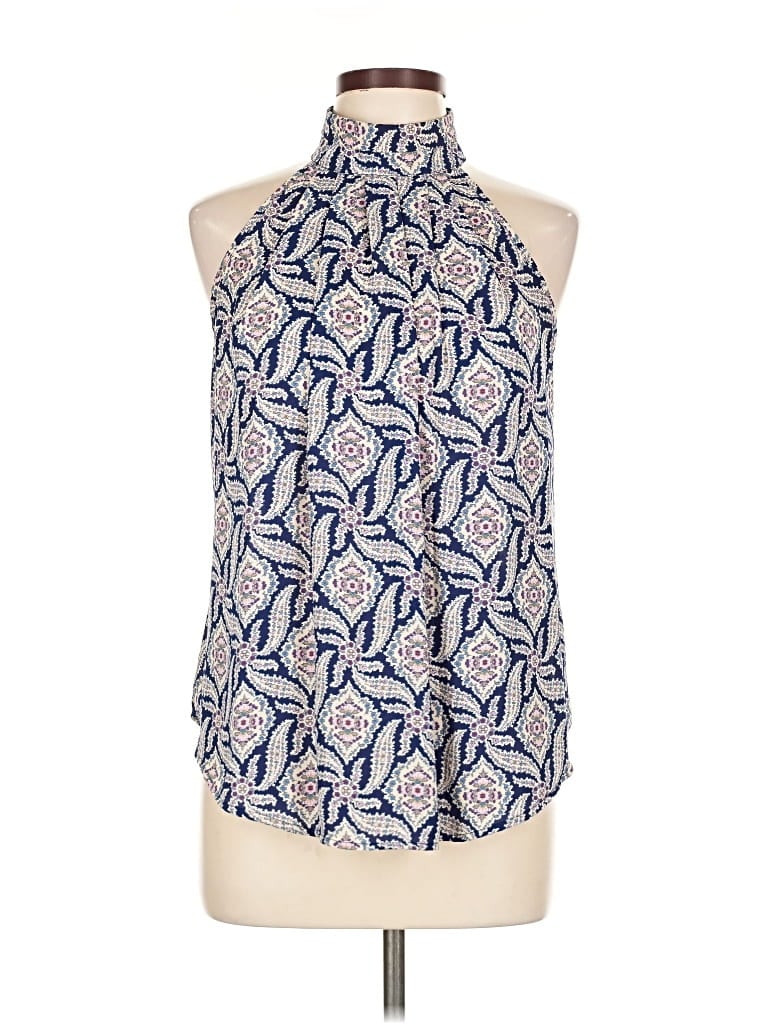 Pre-owned Sienna Sky Sleeveless Blouse In Blue