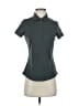 Nike 100% Polyester Gray Short Sleeve Polo Size S - photo 1