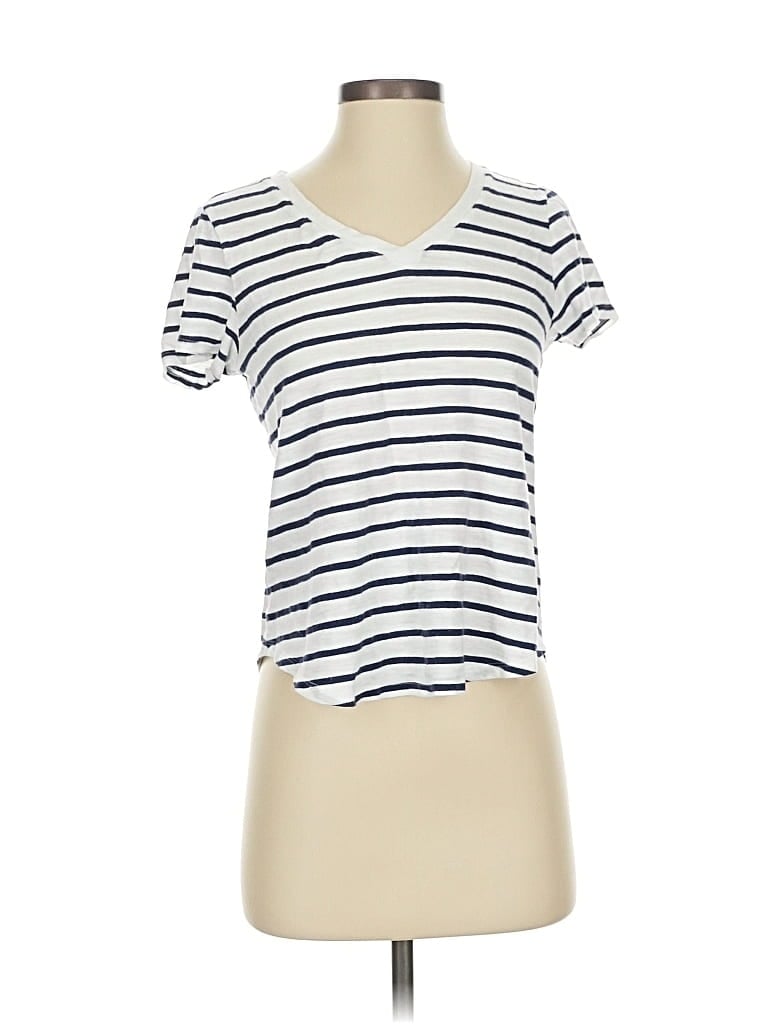 Pre-owned Old Navy Short Sleeve T-shirt In White