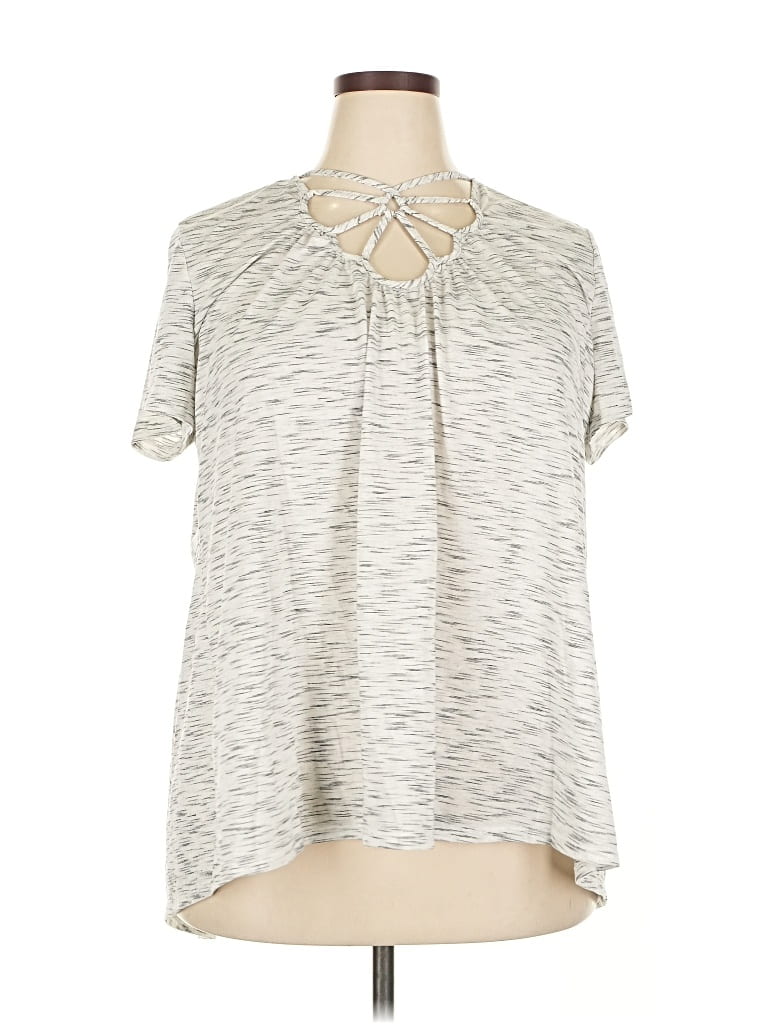 Pre-owned Maurices Cardigan Sweater In Silver