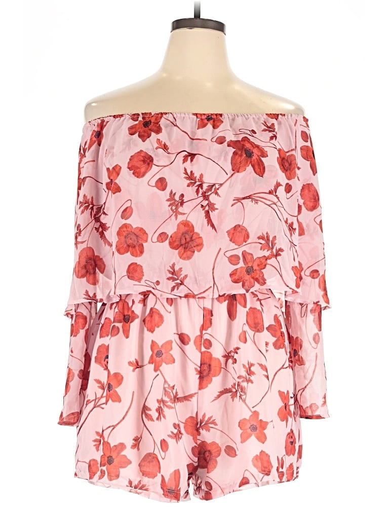 Pre-owned Missguided Romper In Pink