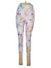Cali Active Floral White Leggings Size L - photo 1