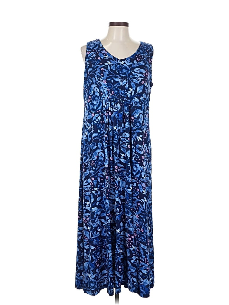 Pre-owned Coldwater Creek Casual Dress In Blue