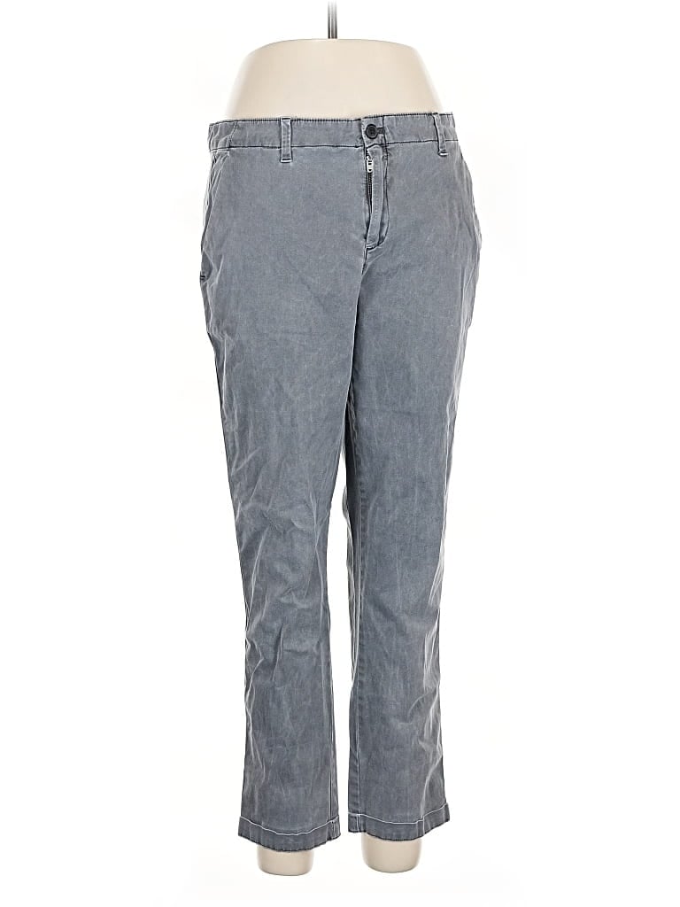 Pre-owned Gap Casual Pants In Gray