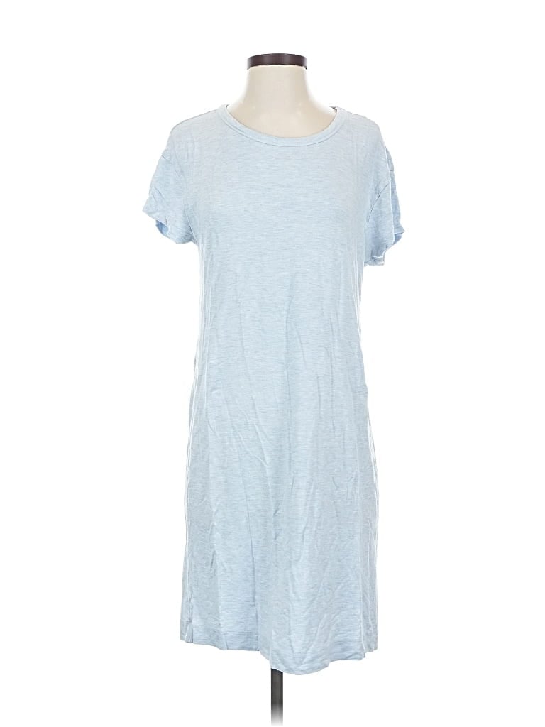 Pre-owned Ann Taylor Loft Outlet Casual Dress In Blue