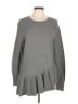 Elle Gray Pullover Sweater Size L - photo 1