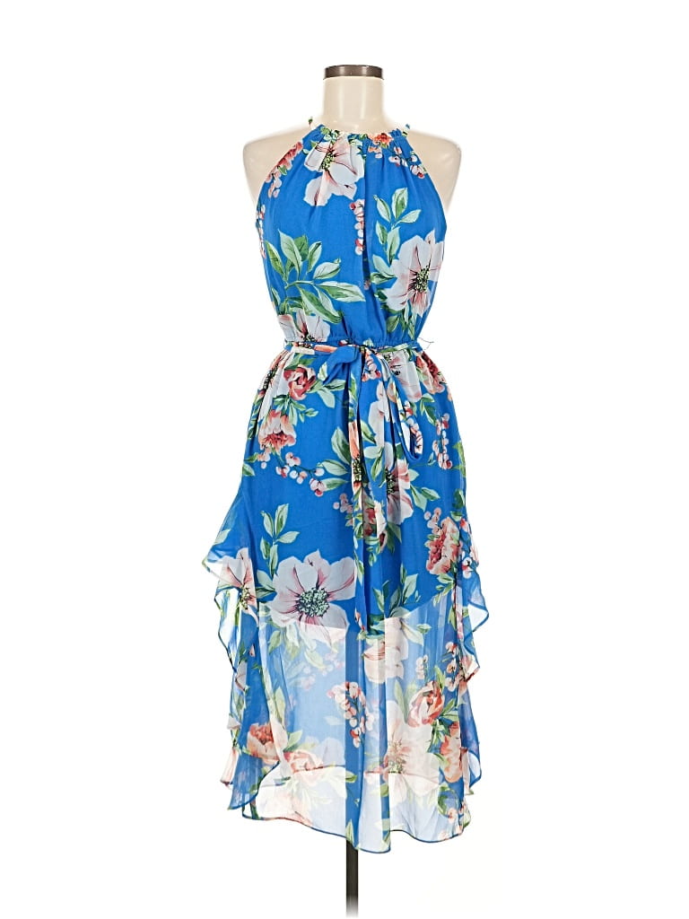 Pre-owned Vince Camuto Cocktail Dress In Blue