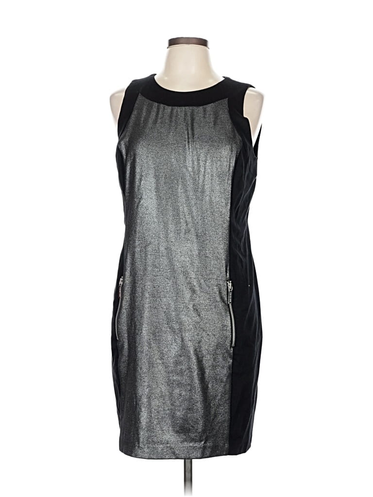 Pre-owned Michael Michael Kors Cocktail Dress In Silver