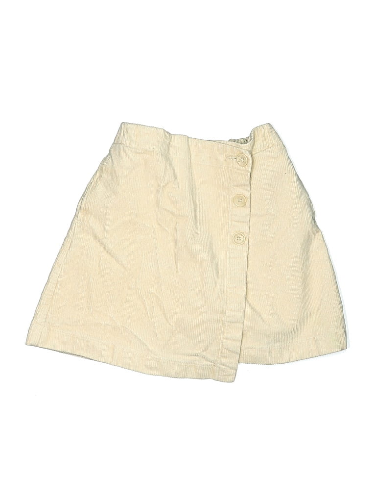 Pre-owned Uniqlo Kids' Skirt In White