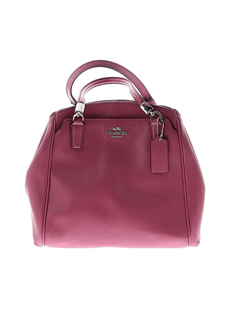 Pre-owned Coach Leather Satchel In Pink