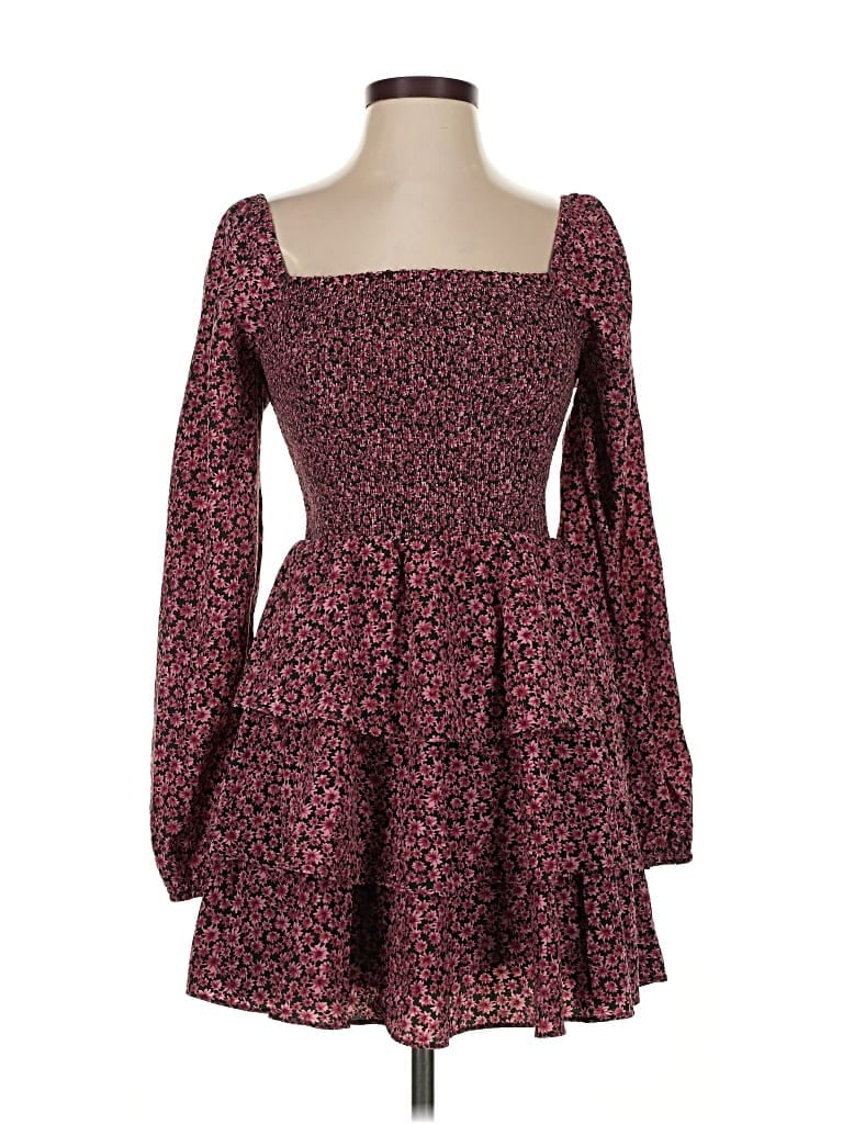 Pre-owned Buddy Love Cocktail Dress In Burgundy