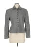 Larry Levine Tweed Gray Wool Blazer Size 8 (petite) - photo 1