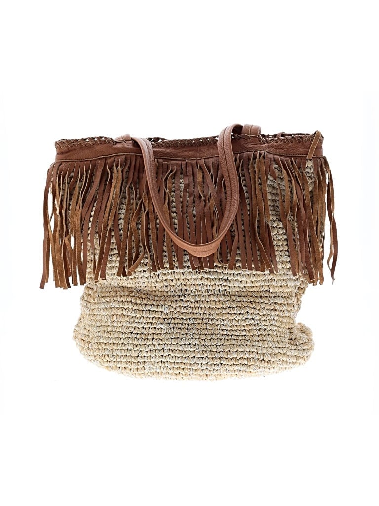 Pre-owned Cleobella Bucket Bag In White