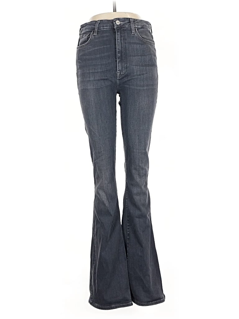 Pre-owned 7 For All Mankind Jeans In Gray