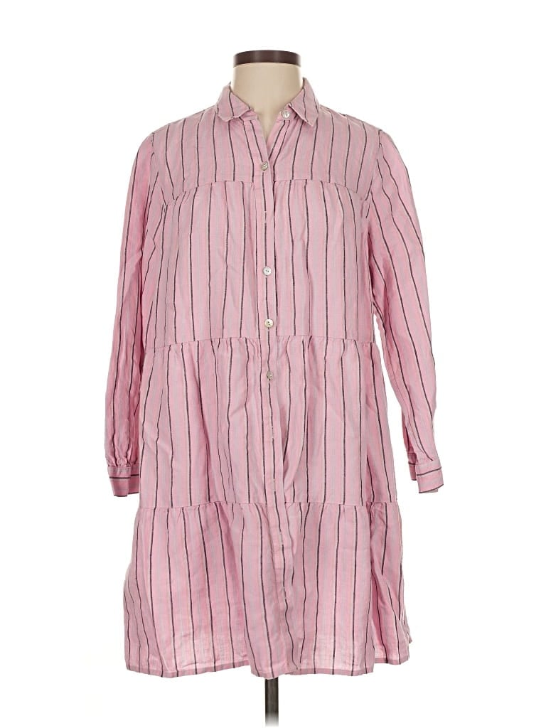 Pre-owned Jjill Casual Dress In Pink