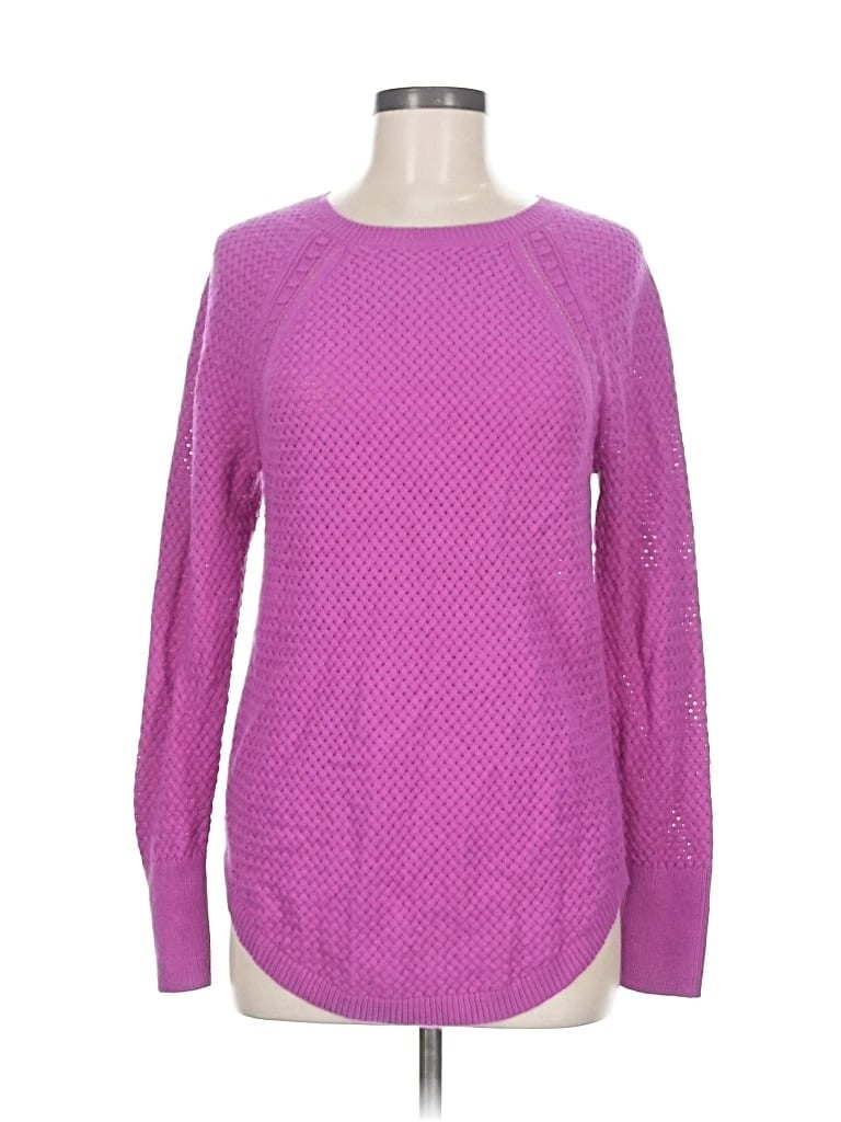 Pre-owned Ann Taylor Loft Pullover Sweater In Pink
